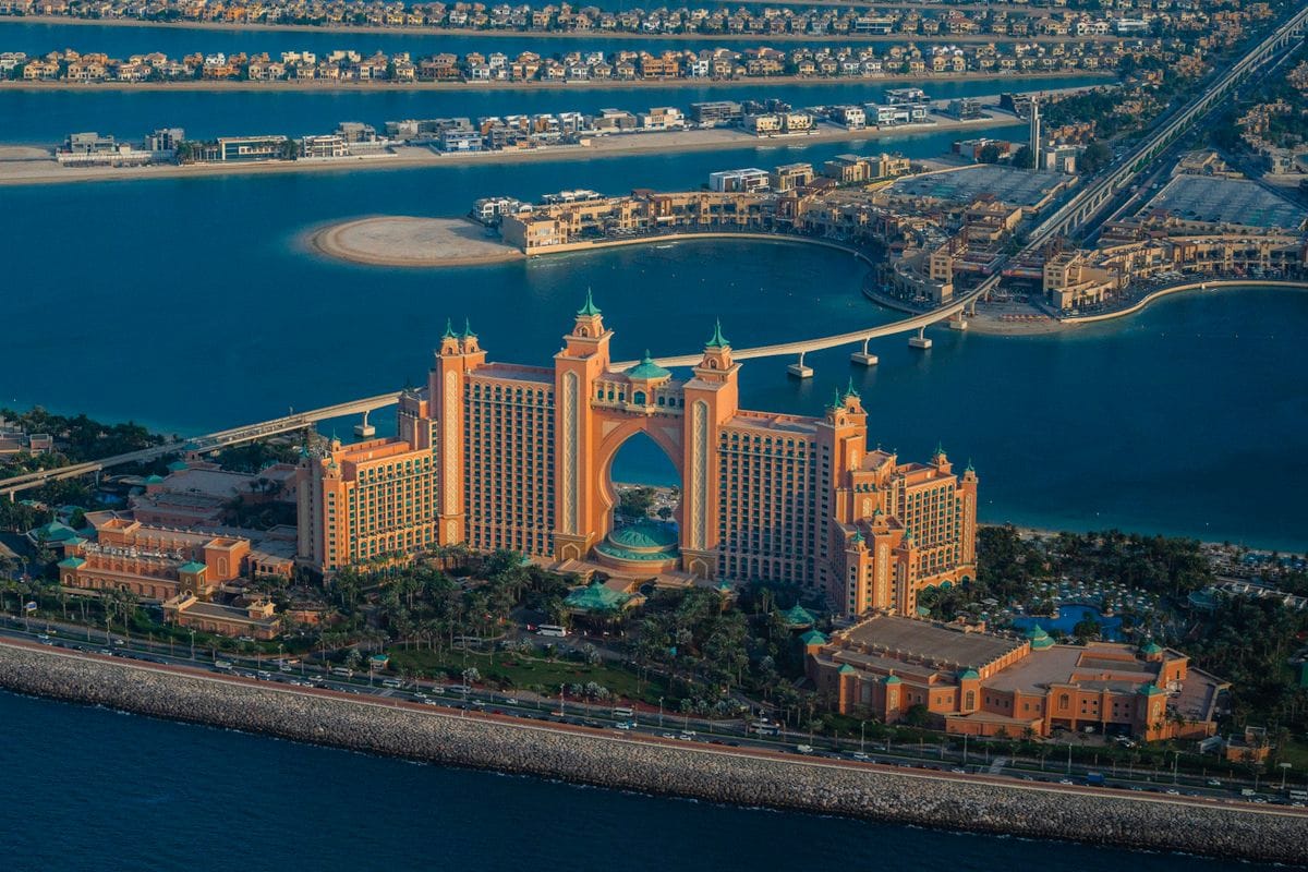Aerial view of Palm Jumeirah - document attestation services in Palm Jumeirah by Seal & Signature